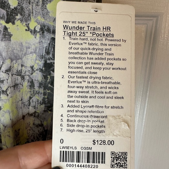 Lululemon Wunder Train High-Rise Tight with Pockets 25"
Sz. 0 - Picture 7 of 8